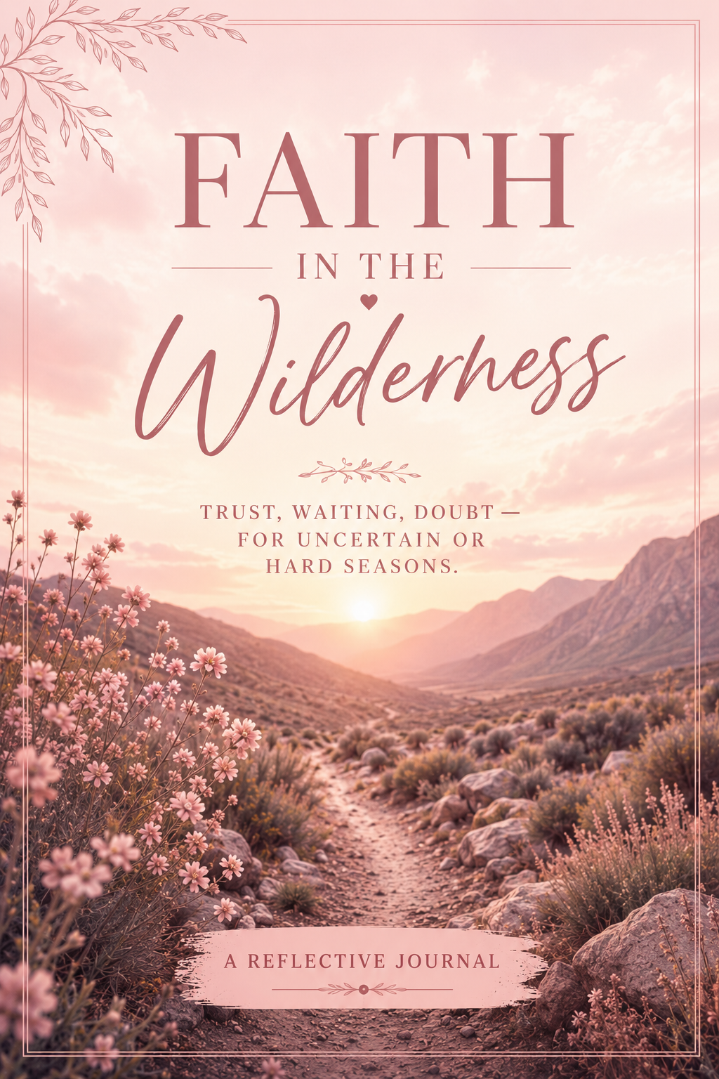 Faith in the Wilderness - A 30-Day Christian Guided Journal for Seasons of Waiting, Trust & Hope
