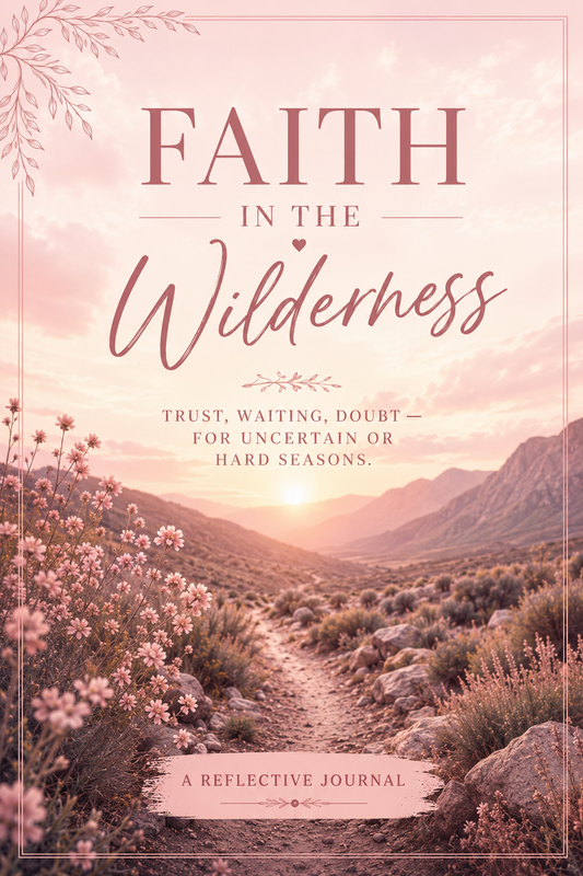 Faith in the Wilderness - A 30-Day Christian Guided Journal for Seasons of Waiting, Trust & Hope