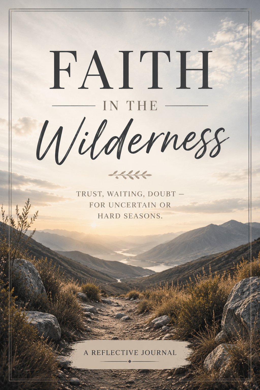 Faith in the Wilderness - A 30-Day Christian Guided Journal for Seasons of Waiting, Trust & Hope